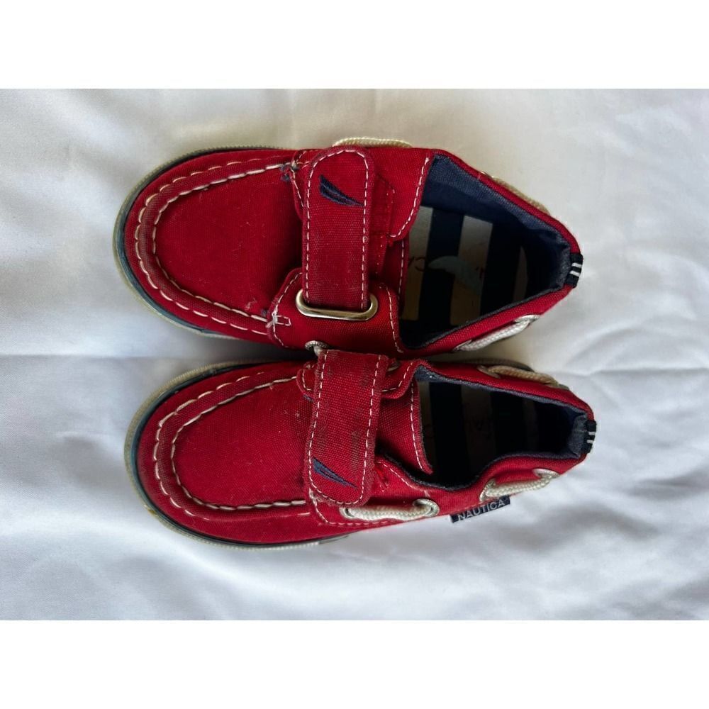 Red Nautica Little River‎ 2 Toddler Slip On Size 6